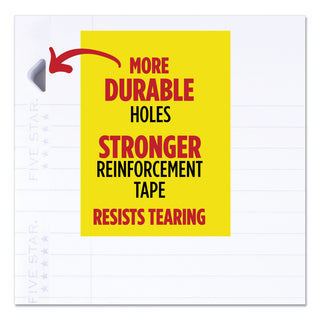 Five Star® Reinforced Filler Paper, 3-Hole, 8 x 10.5, Wide/Legal Rule, 100/Pack (ACC1506)