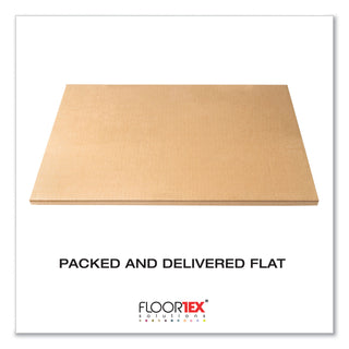Floortex® Cleartex Advantagemat Phthalate Free PVC Chair Mat for Low Pile Carpet, 53 x 45, Clear (FLRPF1113425EV)