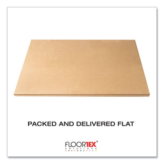 Floortex® Cleartex Advantagemat Phthalate Free PVC Chair Mat for Low Pile Carpet, 60 x 48, Clear (FLRPF1115225EV)