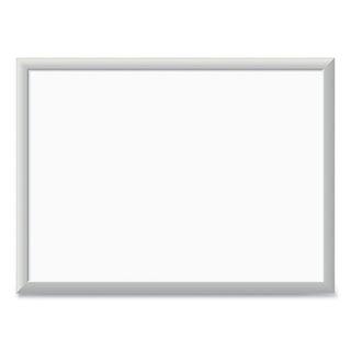 U Brands Melamine Dry Erase Board, 24 x 18, White Surface, Silver Frame (UBR030U0001)