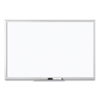 U Brands Melamine Dry Erase Board, 36 x 24, White Surface, Silver Frame (UBR031U0001)