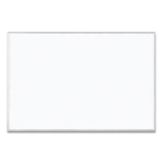 U Brands Melamine Dry Erase Board, 72 x 48, White Surface, Silver Frame (UBR033U0001)