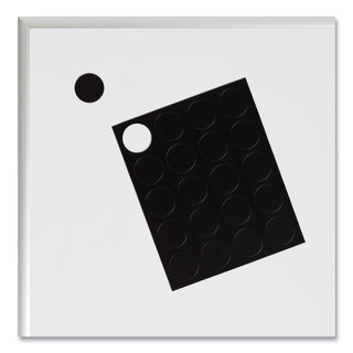 U Brands Heavy-Duty Board Magnets, Circles, Black, 0.75", 24/Pack (UBRFM1605)