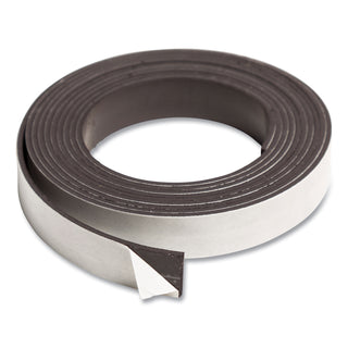 U Brands Magnetic Adhesive Tape Roll, 0.5" x 7 ft, Black, 1/Roll (UBRFM2319)