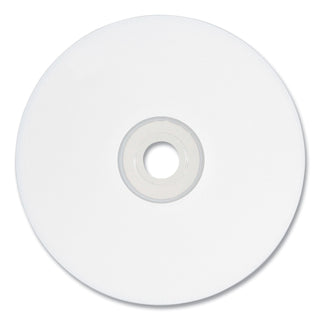 Verbatim® CD-R, 700MB, 52X, White Inkjet Printable, 100/PK Spindle (VER95251)