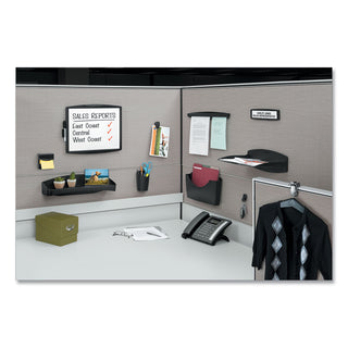 Fellowes® Partition Additions Clips, 40 Sheet Capacity, Dark Graphite, 4/Pack (FEL75270)