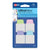 Avery® Ultra Tabs Repositionable Mini Tabs, 1/5-Cut Tabs, Assorted Pastels, 1" Wide, 40/Pack (AVE74761)