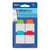 Avery® Ultra Tabs Repositionable Mini Tabs, 1/5-Cut Tabs, Assorted Primary Colors, 1" Wide, 80/Pack (AVE74763)