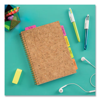 Avery® Ultra Tabs Repositionable Margin Tabs, 1/5-Cut Tabs, Assorted Neon, 2.5" Wide, 48/Pack (AVE74865)