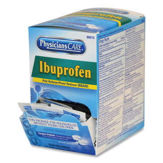 PhysiciansCare® Ibuprofen Medication, Two-Pack, 50 Packs/Box (ACM90015)