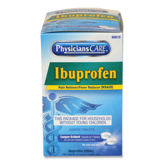 PhysiciansCare® Ibuprofen Medication, Two-Pack, 50 Packs/Box (ACM90015)