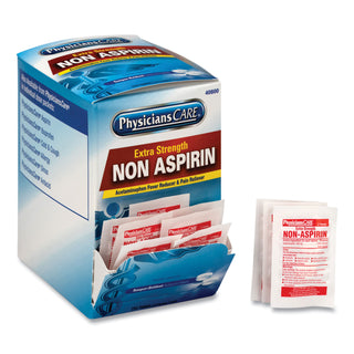 PhysiciansCare® Pain Relievers/Medicines, XStrength Non-Aspirin Acetaminophen, 2/Packet, 125 Packets/Box (FAO40800)