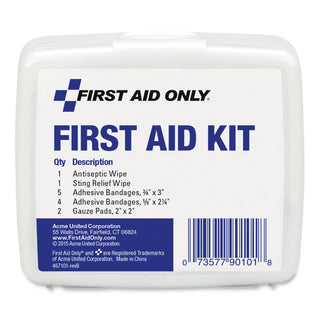 PhysiciansCare® First Aid On the Go Kit, Mini, 13 Pieces, Plastic Case (FAO90101)