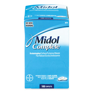 Midol® Complete Menstrual Caplets, Two-Pack, 50 Packs/Box (FAO90751) (ACM90751)