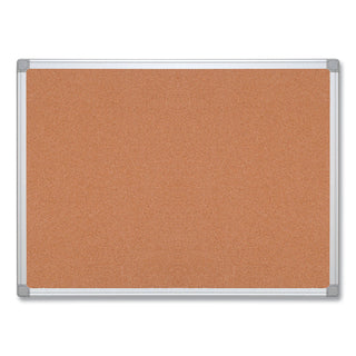 MasterVision™ Earth Cork Board, 48 x 72, Aluminum Frame (BVCCA271790)