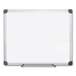 MasterVision™ Porcelain Value Dry Erase Board, 48 x 96, White, Aluminum Frame (BVCCR1501170MV)