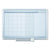 MasterVision™ Monthly Planner, 36x24, Silver Frame (BVCGA0397830)