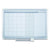 MasterVision™ Monthly Planner, 48x36, Silver Frame (BVCGA0597830)