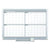 MasterVision™ 4 Month Planner, 48x36, White/Silver (BVCGA05105830)
