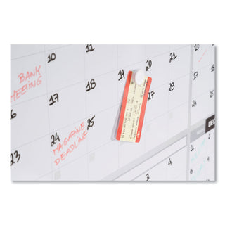MasterVision™ 4 Month Planner, 48x36, White/Silver (BVCGA05105830)