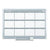 MasterVision™ 12 Month Planner, 48x36, Aluminum Frame (BVCGA05106830)