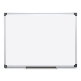 MasterVision™ Value Lacquered Steel Magnetic Dry Erase Board, 18 x 24, White, Aluminum (BVCMA0207170)
