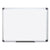 MasterVision™ Value Lacquered Steel Magnetic Dry Erase Board, 48 x 96, White, Aluminum Frame (BVCMA2107170)