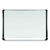 MasterVision™ Lacquered steel magnetic dry erase board, 36 x 48, Silver/Black (BVCMVI050201)