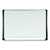 MasterVision™ Lacquered steel magnetic dry erase board, 48 x 72, Silver/Black (BVCMVI270201)