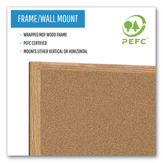 MasterVision™ Earth Cork Board, 24 x 36, Wood Frame (BVCSB0420001233)
