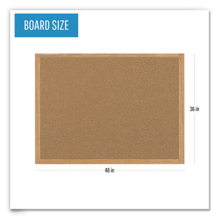 MasterVision™ Earth Cork Board, 36 x 48, Wood Frame (BVCSB0720001233)