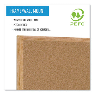 MasterVision™ Earth Cork Board, 36 x 48, Wood Frame (BVCSB0720001233)