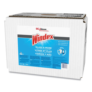 Windex® Glass Cleaner with Ammonia-D®, 5gal Bag-in-Box Dispenser (SJN696502)