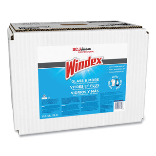Windex® Glass Cleaner with Ammonia-D®, 5gal Bag-in-Box Dispenser (SJN696502)