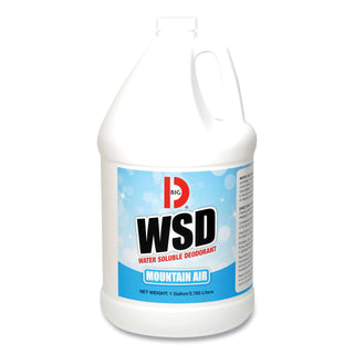 Big D Water-Soluble Deodorant, Mountain Air, 1 gal, 4/Carton (BGD1358)