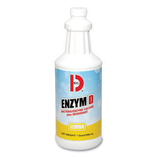 Big D Enzym D Digester Liquid Deodorant, Lemon, 32oz, 12/Carton (BGD500)