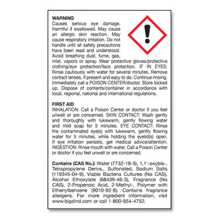 Big D Enzym D Digester Liquid Deodorant, Lemon, 32oz, 12/Carton (BGD500)