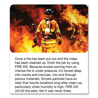 Big D Fire D One Shot Aerosol Fogger, Aerosol, 107639 Sq. ft., 5 fl oz (0.2 quart), Odor Neutralizer, CFC-free (BGD202)