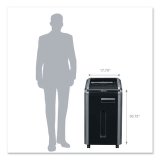 Fellowes® Powershred 225Mi 100% Jam Proof Micro-Cut Shredder, 16 Manual Sheet Capacity (FEL4620001)