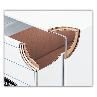 Bankers Box® File/Cube Box Shell, Legal/Letter, 23.75 x 19.75, White/Blue, 6/Carton (FEL0162601)