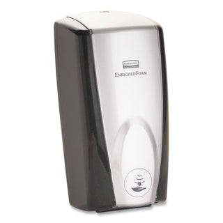 Rubbermaid® Commercial AutoFoam Touch-Free Dispenser, 1,100 mL, 5.2 x 5.25 x 10.9, Black/Chrome (TEC750411)
