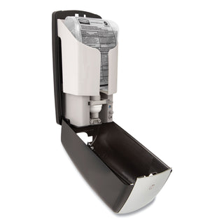 Rubbermaid® Commercial AutoFoam Touch-Free Dispenser, 1,100 mL, 5.2 x 5.25 x 10.9, Black/Chrome (TEC750411)
