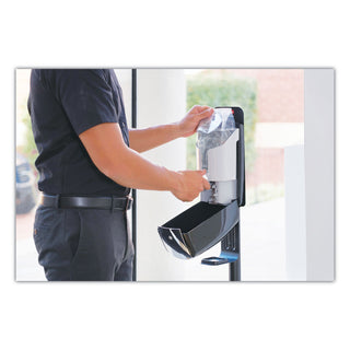 Rubbermaid® Commercial AutoFoam Touch-Free Dispenser, 1,100 mL, 5.2 x 5.25 x 10.9, Black/Chrome (TEC750411)