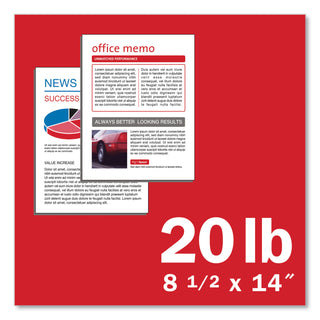 Navigator® Premium Multipurpose Copy Paper, 97 Bright, 20lb, 8.5 x 14, White, 500 Sheets/Ream, 10 Reams/Carton (SNANMP1420)
