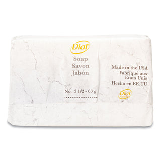 Dial® Amenities Individually Wrapped Deodorant Bar Soap, White, # 3 Bar, 200/Carton (00197DIAL)