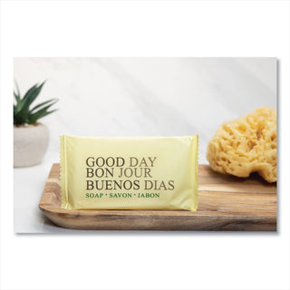 Good Day™ Amenity Bar Soap, Pleasant Scent, # 1 1/2, 500/Carton (GTP390150)