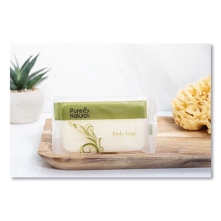 Pure & Natural™ Body & Facial Soap, # 1 1/2, Fresh Scent, White, 500/Carton (VVF500150)