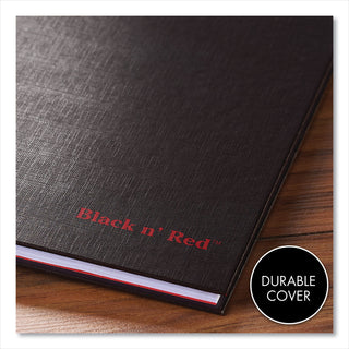 Black n' Red™ Hardcover Twinwire Notebooks, 1 Subject, Wide/Legal Rule, Black/Red Cover, 9.88 x 7, 70 Sheets (JDK400110532)