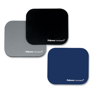 Fellowes® Mouse Pad with Microban Protection, 9 x 8, Graphite (FEL5934001)