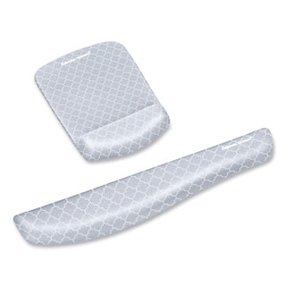 Fellowes® PlushTouch Keyboard Wrist Rest, 18.12 x 3.18, Lattice Design (FEL9549801)